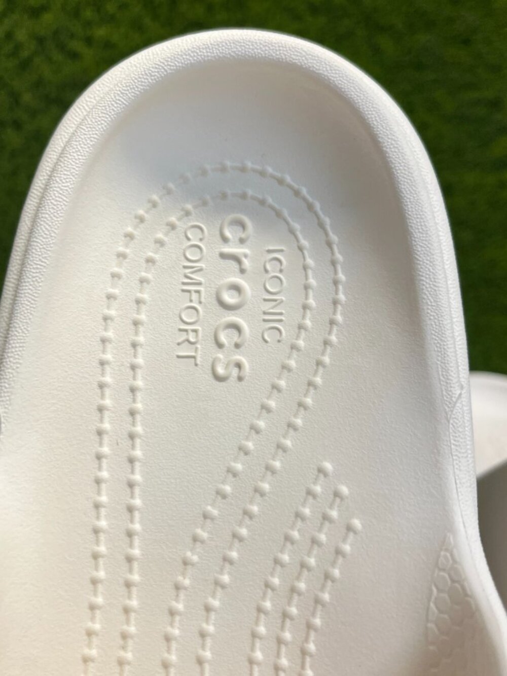 Crocs Stomp Womens Size 9 Ivory Beach Walking Outdoor Platform Slide Sandals - Picture 8 of 10